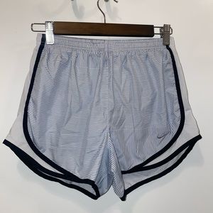Nike Dri-fit Blue & White Running Shorts. Size S